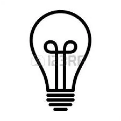 Quel est le symbole pour l'ampoule ?