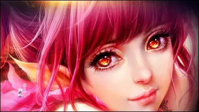 De quelle couleur sont les cheveux de cette fille ?