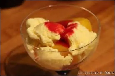 Quels sont les ingrédients de la pêche Melba traditionnelle ?