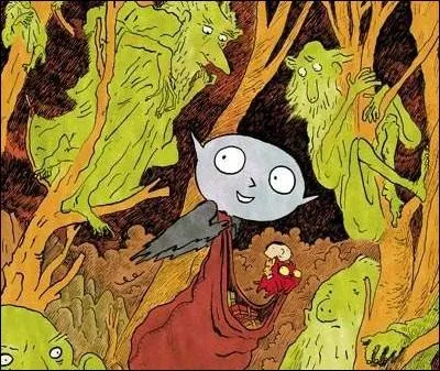 (Petit Vampire) Comment se prnomme le garon qui dcouvre un monde plein de monstres ?