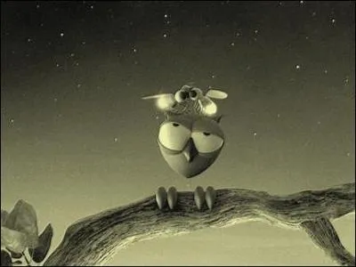 (La chouette) De quelle couleur est la chouette ?