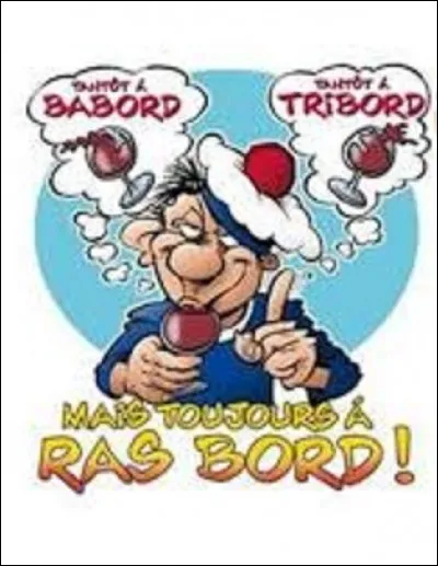 Vocabulaire maritime - 
Sur un bateau, où se situe le tribord ?