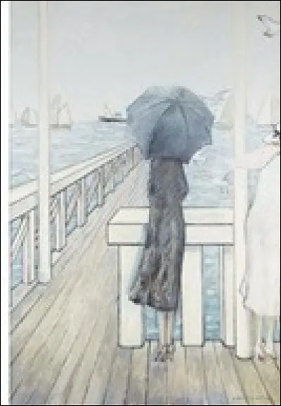 Qui a peint "La jetée de Trouville" ?