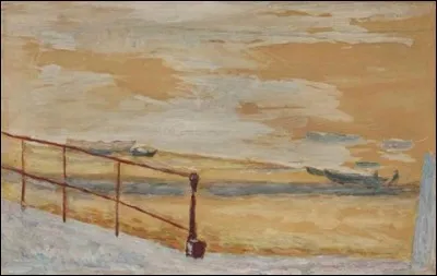 Qui a peint "La plage à Trouville" ?