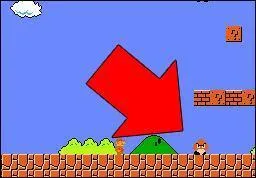 Sur cette image, pourquoi y'a-il une norme flche pointant un Goomba (question hyper facile) ?