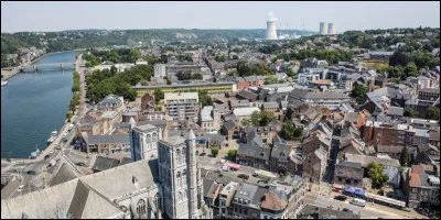 Ville belge de 20 000 habitants, située sur la Meuse, entre Namur et Liège :