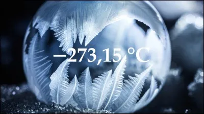 −273,15 °C correspond à quelle valeur ?