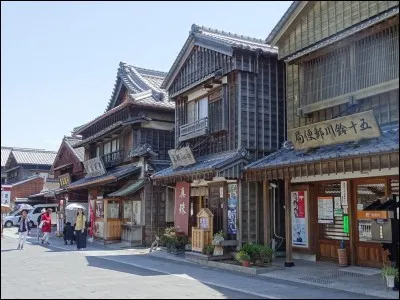 Ville japonaise, célèbre pour son sanctuaire Shinto, située à l'entrée de la vaste baie qui porte son nom :