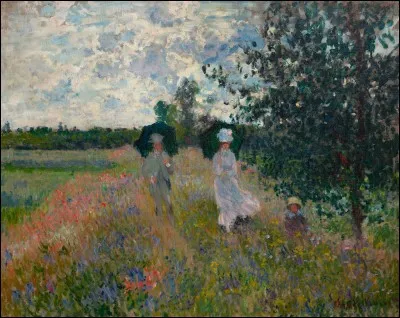 Qui a peint ce paysage fleuri ?