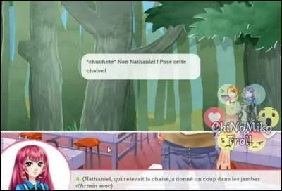 Nathaniel a-t-il un problème avec les chaises ?