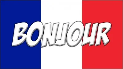 Et puis, si on veut être poli, on dit "bonjour" :