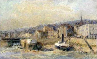 Qui a peint "L'avant port d'Honfleur" ?