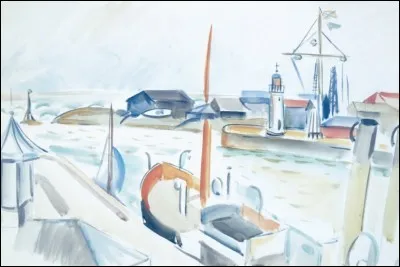 Qui a peint "Avant port de Honfleur" ?