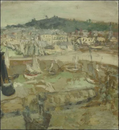 Qui a peint "Le petit port, Honfleur" ?