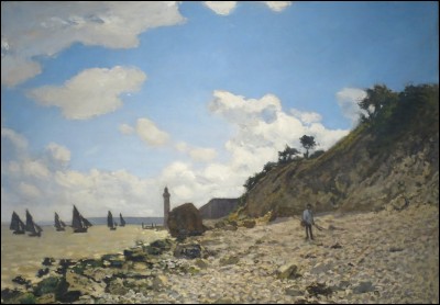 Qui a peint "La plage à Honfleur" ?