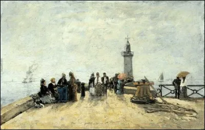 Qui a peint "Honfleur, la jetée" ?