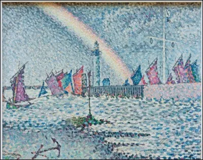 Qui a peint "Entrée du port d'Honfleur" ?