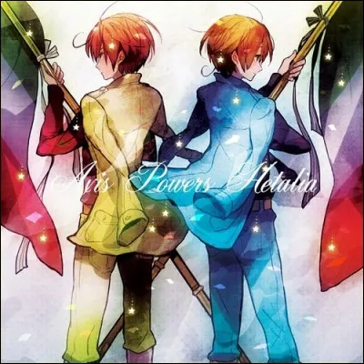 Dans ''Hetalia'' quels sont les noms des 2 amis et du frère d' Italia ?
