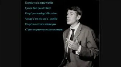 Qui est le chanteur de "Ces gens-l&agrave;" ?