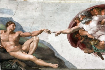 À quel artiste doit-on la fresque qui orne le plafond de la Chapelle Sixtine du Vatican, intitulée "La Création d'Adam" ?