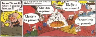 Dans cette aventure de notre bande préférée, on se rendra compte que Panoramix va tout faire pour éviter que ces étrangers ne soient pas un danger pour la Gaule ! Il pensera (presqu'à tort) que cela durera longtemps !
Quelle est cette BD ?