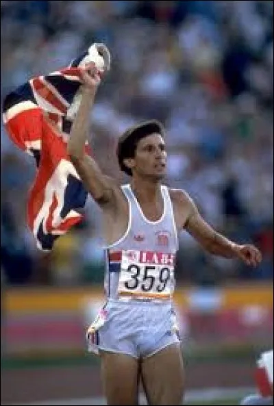 Athlète britannique, champion olympique sur 1500 mètres en 1980 et 1984 :