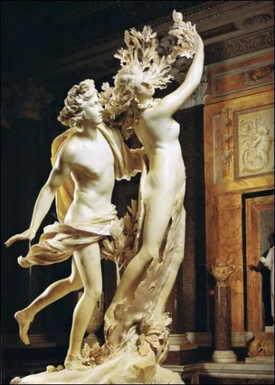Qui a réalisé la célèbre sculpture baroque Apollon et Daphné ?