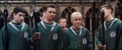 Quels balais offre le p&egrave;re de Drago &agrave; toute l'&eacute;quipe de quidditch de Serpentard ?