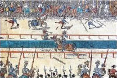 Ce roi de France fut mortellement blessé à l'il, lors d'une joute, en juin 1559.