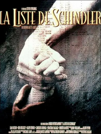 Cochez la bonne affirmation concernant ''La liste de Schindler''.