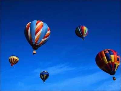 A quoi la montgolfire est-elle gonfle ?