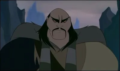 Quel est l'animal du chef des Huns dans "Mulan" ?