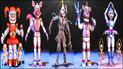 Quel animatronic de Sister Location Puppet cherche à animer "The Puppet Song" ?