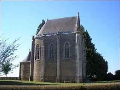 Vous avez sur cette image la chapelle Notre-Dame-de-Lourdes de Ligni&egrave;res-Org&egrave;res. Commune Mayennaise, elle se situe en r&eacute;gion ...