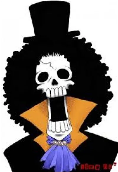 Quel est le nom du squelette à la coupe afro que Luffy veut joindre à son équipage ?