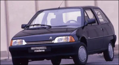 Cette AX portait le nom de "Madame" avec quelque chose avant : quoi donc ?