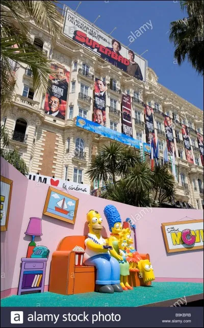 Combien de fois la famille Simpson a-t-elle visité la France ?