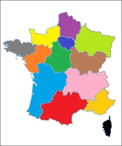 Quel est le nom de cette région en jaune clair ?