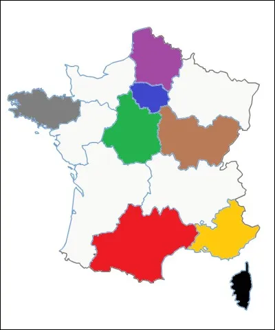 Quel est le nom de cette région en vert Foncé ?