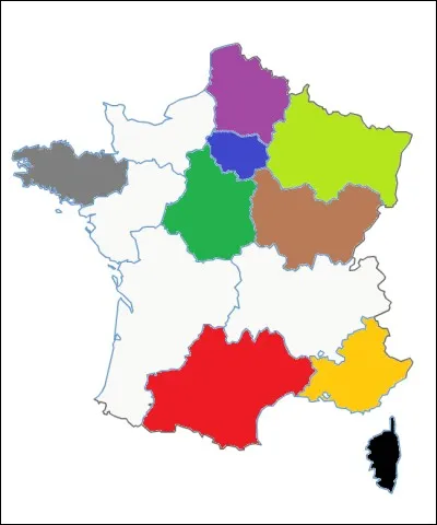 Quel est le nom de cette région en vert clair ?