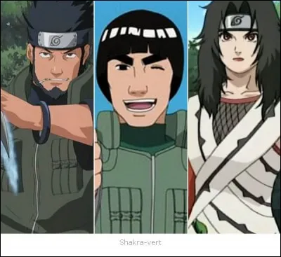 Quel est le nom de ces trois shinobis ?