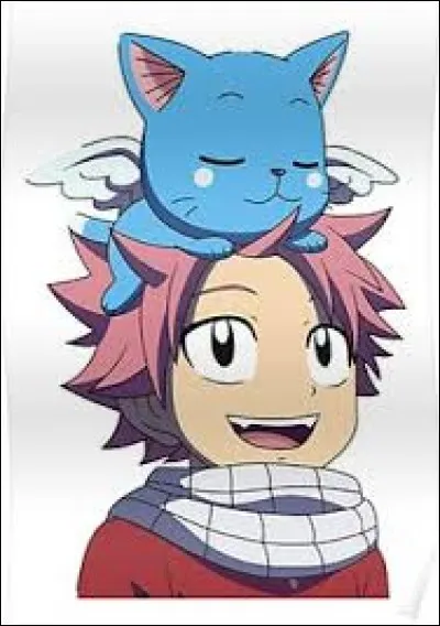 Que dit Happy à Natsu pour le rendre fou de rage lors de son
combat face à Eligoal ?