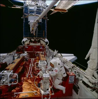 Le sauvetage du télescope spatial Hubble, par la navette Endeavour STS-61, constitue un exploit : il a d'abord fallu récupérer l'engin de 12 tonnes souffrant d'un défaut de fabrication à son miroir principal. Il a été fixé dans les soutes puis, on lui installa un dispositif correcteur. 
Qui sont les 2 astronautes qui ont fait ces 5 longues (6 à 8 heures fois) et délicates sorties dans l'espace ?