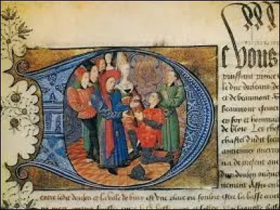 Le temps a laissié son manteau. 
De vent, de froidure et de pluye, 
Et s'est vestu de brouderie, 
De soleil luyant, cler et beau.