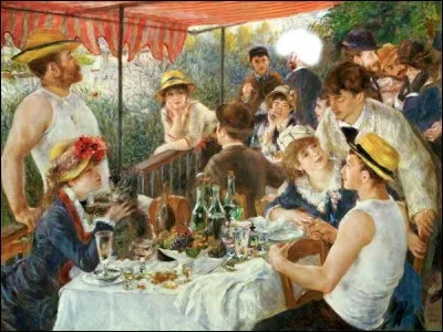Qu'est6ce qui est caché sur le tableau d'Auguste Renoir "Le Déjeuner des canotiers" ?