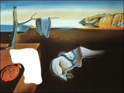 Qu'est-ce qui est caché sur le tableau "La Persistance de la mémoire" de Salvador Dali ?
