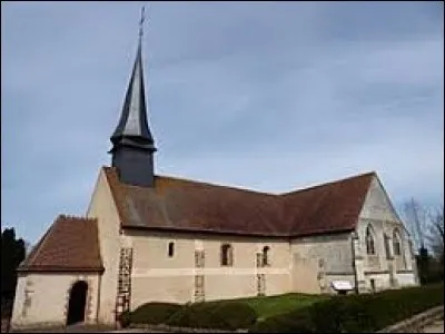 Nous sommes en Eure-et-Loir devant l'église Saint-Pierre de Dampierre-sur-Avre. Nous nous trouvons en région ...