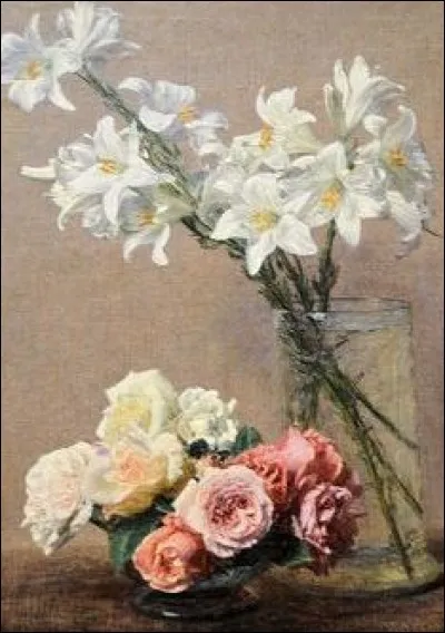 Qui a peint "Roses et lys" ?