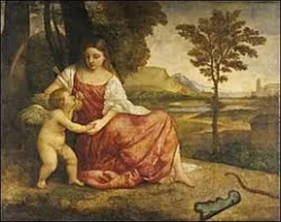 Entre 1510 et 1515, quel peintre de la Renaissance a réalisé cette huile sur toile intitulée ''Vénus et Cupidon'' ?