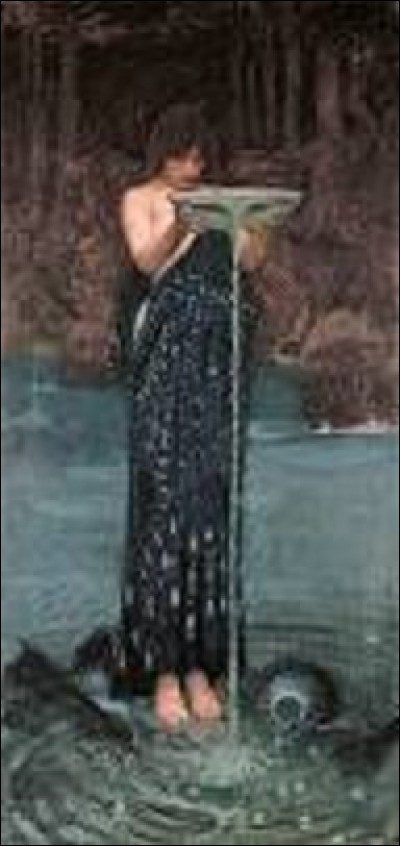 Représentant Circé, une magicienne grecque, ''Circe Invidiosa'' est un tableau peint en 1892 par un artiste préraphaélite, mesurant 1,79 m de haut sur 0,85 m de long. Quel est le nom de l'auteur de cette huile sur toile ?